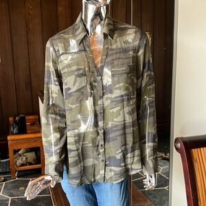 Camo blouse